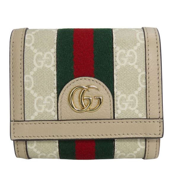 GUCCI Gray Leather Wallet - Picture 1 of 11
